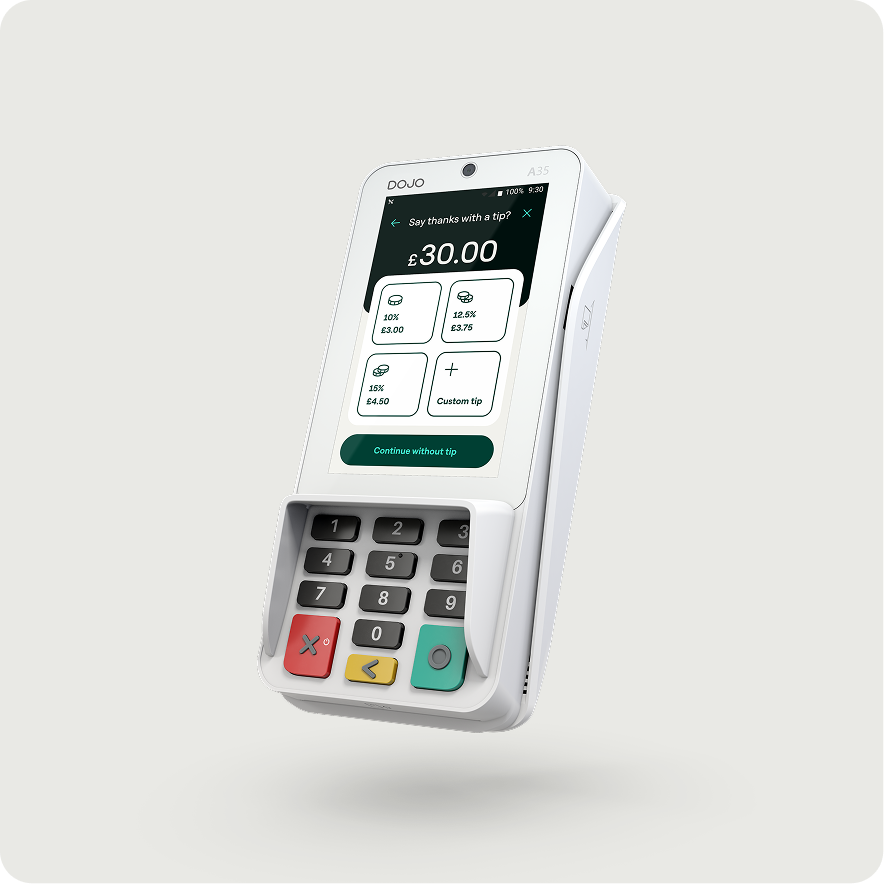 Dojo Wired countertop card machine